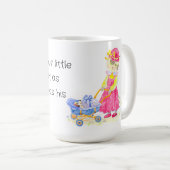 ベビーシャワー水彩猫 コーヒーマグカップ (正面右)