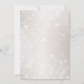 ベビーシャワー水彩青い白いバルーンパーティー 招待状 (裏面)