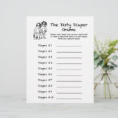 ベビーシャワー汚おむつゲーム (スタンド正面)