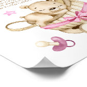 ベビーシャワー深夜おむつポスター ポスター (角)