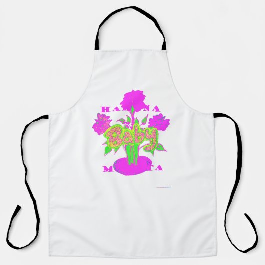 ベビーシャワー特別アイディア エプロン (正面)