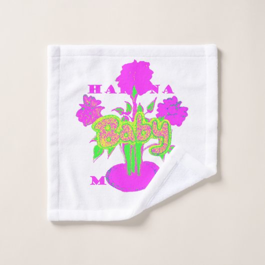 ベビーシャワー特別イベントアイディアエプロン バスタオルセット (ウォッシュタオル)