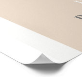 ベビーシャワー独身のレトロディスコボールウェルカムサイン ポスター (角)