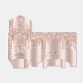 ベビーシャワー甘い足ドリップバラグリッターVlush フェイバーボックス (折り畳みなし)