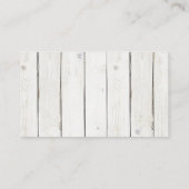 ベビーシャワー用おむつラッフルインサート招待状 エンクロージャーカード (裏面)