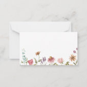 ベビーシャワー用おむつラッフルカードを挿入する ノートカード (裏面)