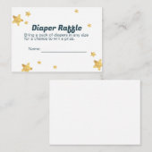 ベビーシャワー用おむつラッフルカード ノートカード (正面/裏面)