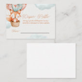 ベビーシャワー用おむつラッフルゲームカード ノートカード (正面/裏面)