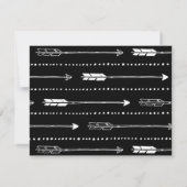 ベビーシャワー用のアドベンチャーをテーマにしたサンキューカード サンキューカード (裏面)