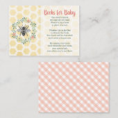 ベビーシャワー用のベビーカ男女兼用ードの本 エンクロージャーカード (正面/裏面)