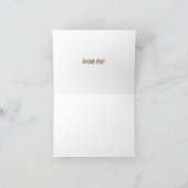 ベビーシャワー用の折り畳みサンキューカードzalnokdesign サンキューカード (内部)