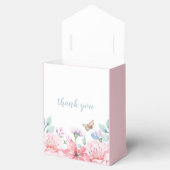 ベビーシャワー用の水彩蝶お好みボックス フェイバーボックス (オープン)