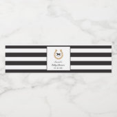 ベビーシャワー用ダービーウォーターボトルラベル ペットボトルラベル (シングルラベル)