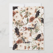 ベビーシャワー用バティの作成 招待状 (裏面)