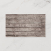 ベビーシャワー用バニーおむつラッフルカードチケット エンクロージャーカード (裏面)