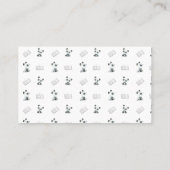 ベビーシャワー用パンダブックリクエストカード誕生日 名刺 (裏面)