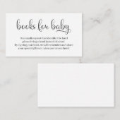 ベビーシャワー用ブック招待状挿入カード エンクロージャーカード (正面/裏面)