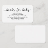 ベビーシャワー用ベビーカード入れの本 エンクロージャーカード (正面/裏面)