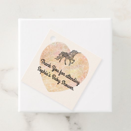 ベビーシャワー用メッセージカード フェイバータグ (インサイチュ)