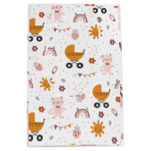 ベビーシャワー用抱き枕 ミディアムペーパーバッグ (正面)