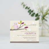 ベビーシャワー用PixDezines Mamm+ベビー 招待状 (スタンド正面)