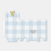 ベビーシャワー男の子ベアーサンキュー フェイバーボックス (折り畳みなし)