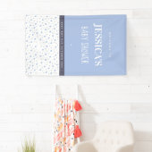 ベビーシャワー男の赤ちゃんブルーカスタムバナー 横断幕 (インサイチュ)