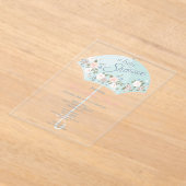 ベビーシャワー男子招待状 アクリル招待状 (レイダウン)