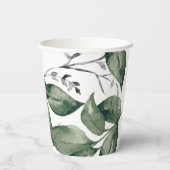 ベビーシャワー紙カップテンプレート秋 紙コップ (裏面)