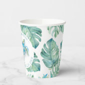 ベビーシャワー紙カップトロピカルウミガメ 紙コップ (左)