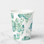 ベビーシャワー紙カップトロピカルウミガメ 紙コップ (右)