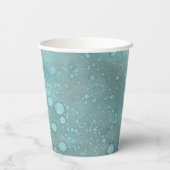 ベビーシャワー紙カップ"金ゴールドドルフィンベビー" 8 oz. 紙コップ (裏面)