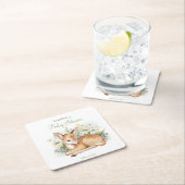 ベビーシャワー紙コースター スクエアペーパーコースター (インサイチュ)