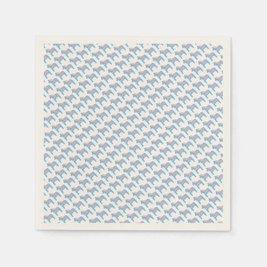 ベビーシャワー紙ナプキンズウィズダラウマ スタンダードカクテルナプキン (正面)