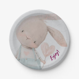 ベビーシャワー紙プレートテンプレート – カスタマイズ可能 ペーパープレート