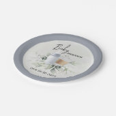 ベビーシャワー紙プレートベビーは醸造コーヒー ペーパープレート (アングル)