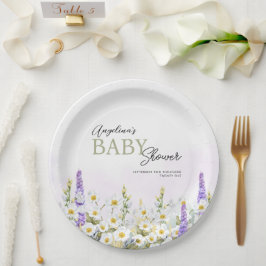 ベビーシャワー紙プレート ペーパープレート