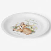 ベビーシャワー紙プレート ペーパープレート (アングル)