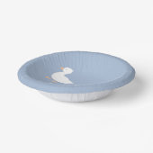 ベビーシャワー紙ボウルブルーアクリングデザイン ペーパーボウル (傾斜あり)