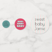 ベビーシャワー紙吹雪スイカピクニック コンフェッティ (正面)