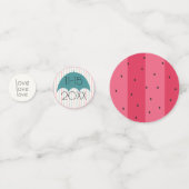 ベビーシャワー紙吹雪スイカピクニック コンフェッティ (裏面)