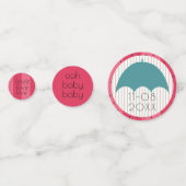 ベビーシャワー紙吹雪スイカピクニック コンフェッティ (裏面)