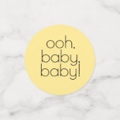 ベビーシャワー紙吹雪フローラピクニック コンフェッティ (スモール正面)