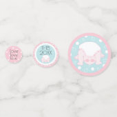 ベビーシャワー紙吹雪ブーベビーの覗き コンフェッティ (裏面)