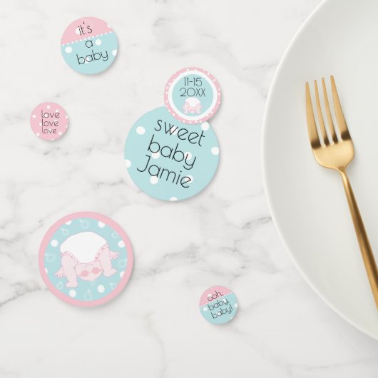 ベビーシャワー紙吹雪ブーベビーの覗き コンフェッティ (グループ)