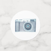 ベビーシャワー紙吹雪ワールドトラベルイラストレーション コンフェッティ (スモール正面)