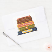 ベビーシャワー蔵書票シール スクエアシール (封筒)