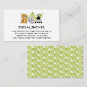 ベビーシャワー表示シャワー挿入筐体 エンクロージャーカード (正面/裏面)