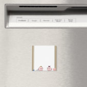 ベビーシャワー親ママパパ マグネット (インサイチュ (食洗機))