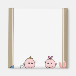 ベビーシャワー親ママパパ マグネット